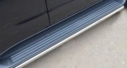 15 449 р. Защита порогов из круглой трубы диаметром 42 мм SLITKOFF Chevrolet Trailblazer GM800 дорестайлинг (2012-2016)  с доставкой в г. Пермь. Увеличить фотографию 3