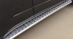24 649 р. Широкая защита порогов SLITKOFF Chevrolet Trailblazer GM800 дорестайлинг (2012-2016)  с доставкой в г. Пермь. Увеличить фотографию 2