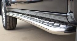 24 649 р. Широкая защита порогов SLITKOFF Chevrolet Trailblazer GM800 дорестайлинг (2012-2016)  с доставкой в г. Пермь. Увеличить фотографию 3