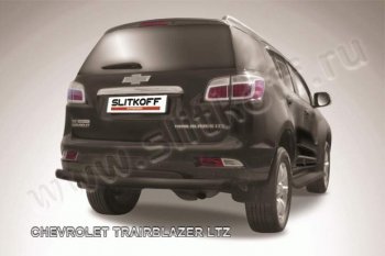 Защита заднего бампера из трубы d76 Slitkoff Chevrolet Trailblazer  GM800 (2012-2016) дорестайлинг