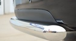 17 749 р. Защита заднего бампера (Ø63 мм, нержавейка) SLITKOFF  Chevrolet Trailblazer  GM800 (2012-2016) дорестайлинг  с доставкой в г. Пермь. Увеличить фотографию 3