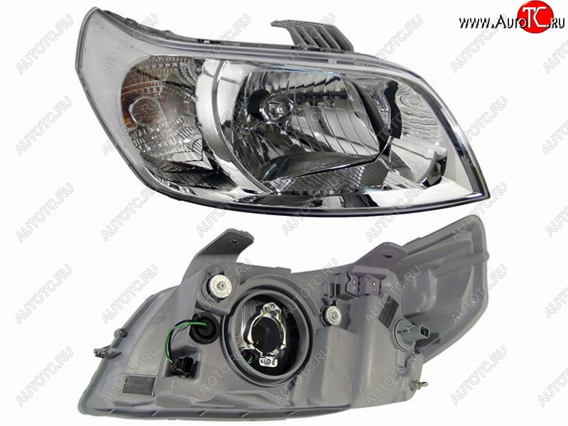 3 699 р. Правая передняя фара SAT Chevrolet Aveo T250 хэтчбек 5 дв рестайлинг (2006-2011)  с доставкой в г. Пермь