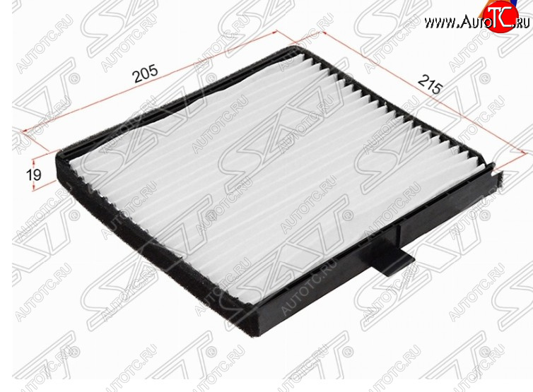 271 р. Фильтр салона (1.2/1.4, 205x215x19) SAT  Chevrolet Aveo  T250 (2006-2011), Ravon Nexia R3 (2016-2020)  с доставкой в г. Пермь