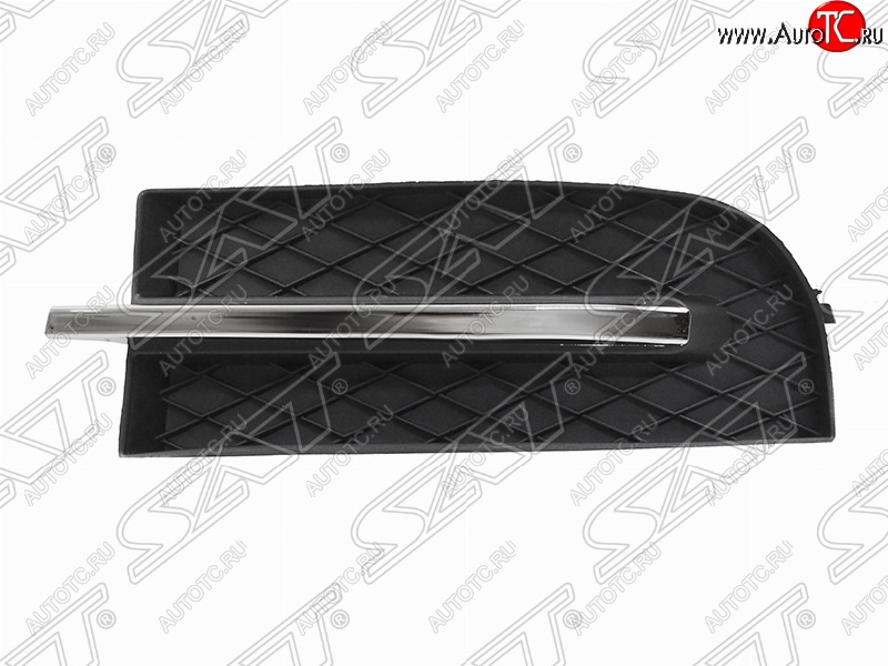 539 р. Правая Заглушка ПТФ в бампер SAT (хром) Chevrolet Aveo T250 седан рестайлинг (2006-2011)  с доставкой в г. Пермь