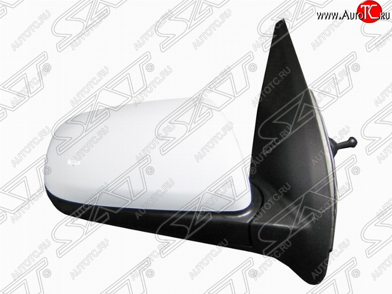 2 579 р. Правое боковое зеркало заднего вида SAT (механическое) Chevrolet Aveo T250 седан рестайлинг (2006-2011) (Неокрашенное)  с доставкой в г. Пермь