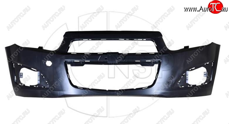 5 649 р. Бампер передний NSP Chevrolet Aveo T300 седан (2011-2015) (Неокрашенный)  с доставкой в г. Пермь