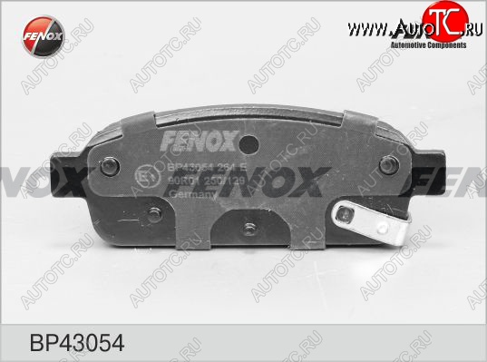 1 599 р. Колодка заднего дискового тормоза FENOX Chevrolet Cruze J305 хэтчбек дорестайлинг (2009-2012)  с доставкой в г. Пермь