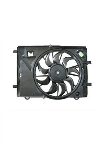Диффузор радиатора в сборе с вентилятором SAT Chevrolet Aveo  T300 (2011-2015), Chevrolet Cobalt (2011-2023), Ravon R4 (2016-2020)