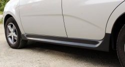 Накладки порогов RA Chevrolet Aveo  T250 (2006-2011) хэтчбек 5 дв рестайлинг