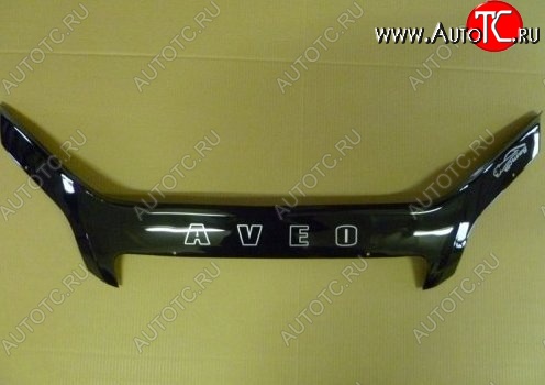 999 р. Дефлектор капота (рестайлинг) Russtal Chevrolet Aveo T200 седан (2003-2008)  с доставкой в г. Пермь