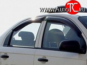 2 699 р. Комплект дефлекторов окон (ветровиков) 4 шт. Novline  Chevrolet Aveo  T200 (2003-2008) седан  с доставкой в г. Пермь