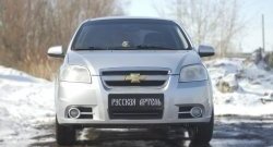 1 099 р. Защитная сетка решетки переднего бампера RA Chevrolet Aveo T250 седан рестайлинг (2006-2011)  с доставкой в г. Пермь. Увеличить фотографию 3