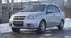 1 099 р. Защитная сетка решетки переднего бампера RA Chevrolet Aveo T250 седан рестайлинг (2006-2011)  с доставкой в г. Пермь. Увеличить фотографию 4