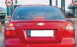 3 499 р. Лип спойлер CT Chevrolet Aveo T200 седан (2003-2008) (Неокрашенный)  с доставкой в г. Пермь. Увеличить фотографию 2