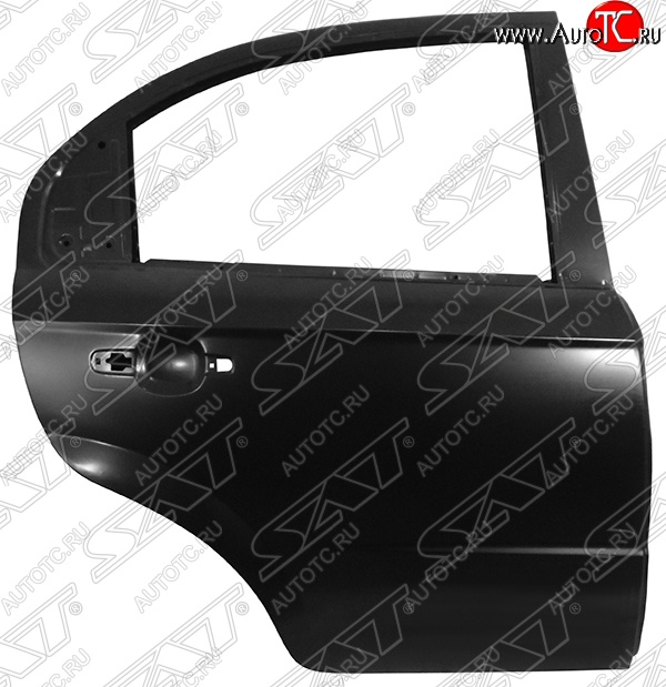 5 999 р. Правая задняя дверь SAT Chevrolet Aveo T250 седан рестайлинг (2006-2011) (Неокрашенная)  с доставкой в г. Пермь