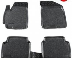 Комплект ковриков в салон Aileron 4 шт. (полиуретан, покрытие Soft) Chevrolet Aveo  T200 (2002-2008) хэтчбек 5 дв, седан