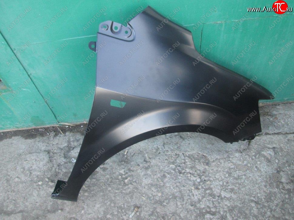 2 549 р. Крыло переднее SPARD (с отв. под повторитель, правое) Chevrolet Aveo T300 седан (2011-2015) (Неокрашенное)  с доставкой в г. Пермь