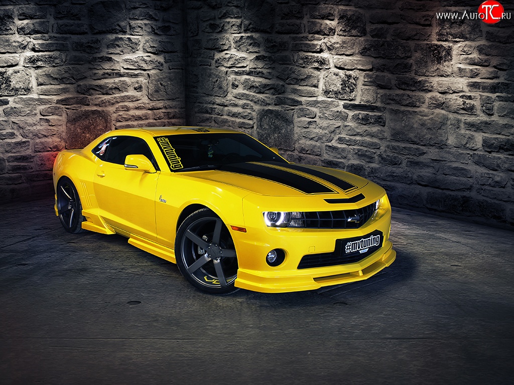 18 999 р. Накладка на передний бампер Sport  Chevrolet Camaro (2008-2014) дорестайлинг (Неокрашенная)  с доставкой в г. Пермь