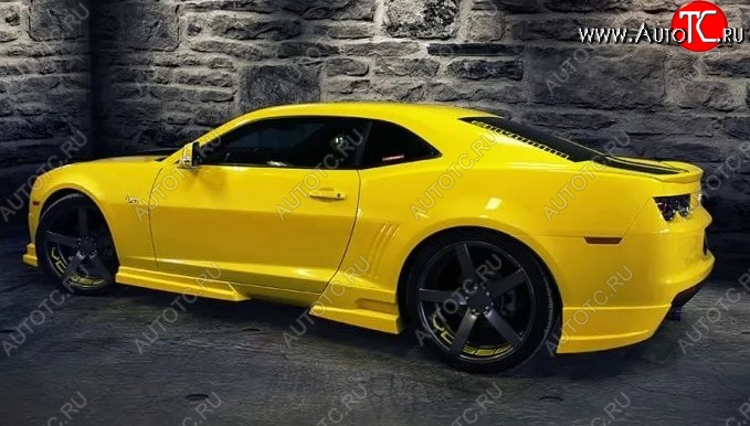 12 299 р. Клыки на задний бампер Tuning-Sport  Chevrolet Camaro (2008-2014) дорестайлинг (Неокрашенная)  с доставкой в г. Пермь