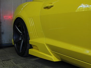 27 499 р. Пороги накладки MV Tuning.  Chevrolet Camaro (2008-2014) дорестайлинг (Неокрашенные)  с доставкой в г. Пермь. Увеличить фотографию 2