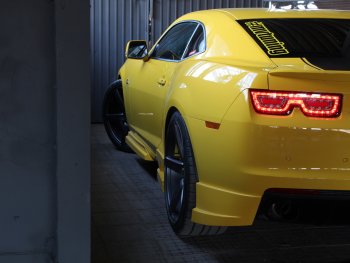 27 499 р. Пороги накладки MV Tuning.  Chevrolet Camaro (2008-2014) дорестайлинг (Неокрашенные)  с доставкой в г. Пермь. Увеличить фотографию 6