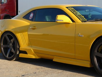 Пороги накладки MV Tuning. Chevrolet Camaro (2008-2014) дорестайлинг