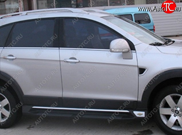13 999 р. Пороги CT v2 Chevrolet Captiva  дорестайлинг (2006-2011)  с доставкой в г. Пермь