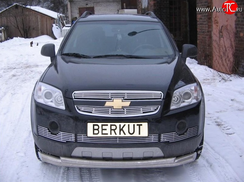 5 199 р. Декоративная вставка решетки радиатора Berkut Chevrolet Captiva  дорестайлинг (2006-2011)  с доставкой в г. Пермь