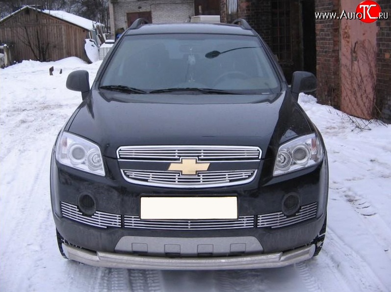 7 699 р. Декоративная вставка воздухозаборника Berkut Chevrolet Captiva  дорестайлинг (2006-2011)  с доставкой в г. Пермь