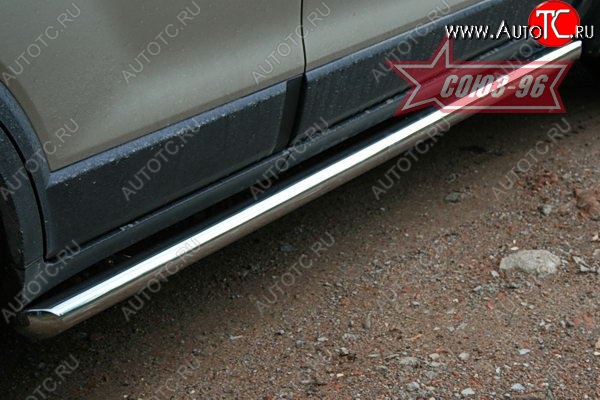 12 959 р. Защита порогов Souz-96 (d60) Chevrolet Captiva  дорестайлинг (2006-2011)  с доставкой в г. Пермь