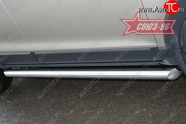 14 984 р. Защита порогов Souz-96 (d76) Chevrolet Captiva  дорестайлинг (2006-2011)  с доставкой в г. Пермь