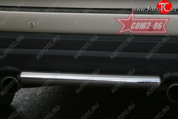 8 009 р. Защита заднего бампера Souz-96 (d60) Chevrolet Captiva  дорестайлинг (2006-2011)  с доставкой в г. Пермь