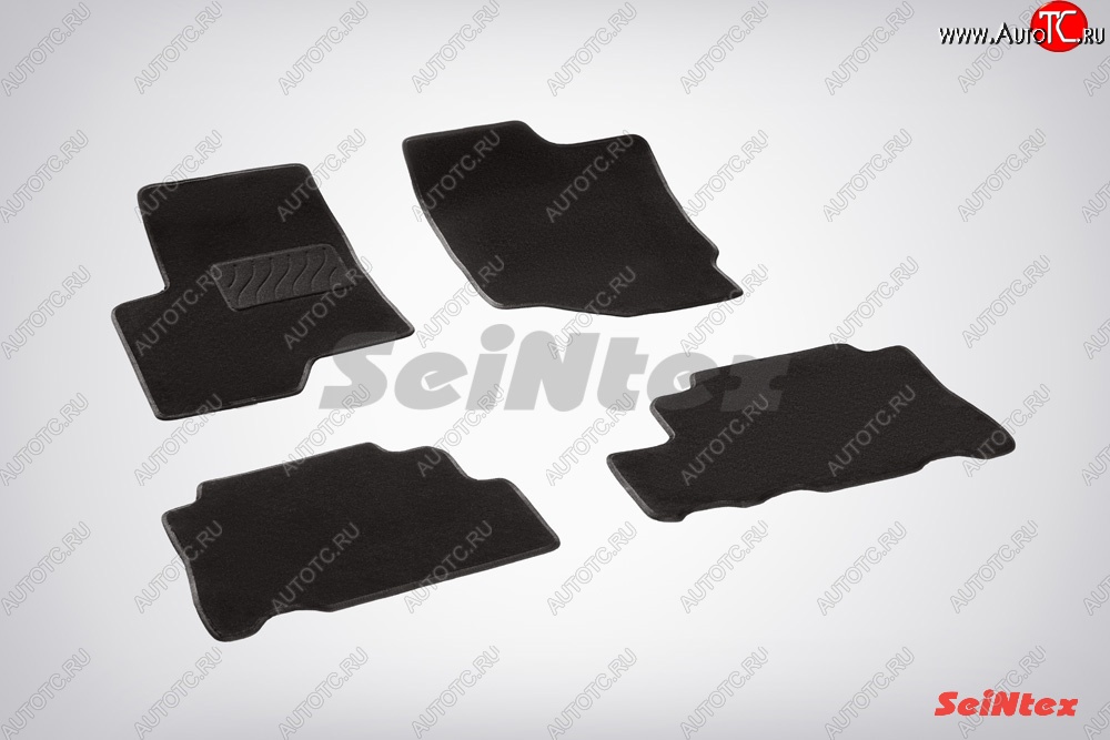 2 999 р. Износостойкие коврики в салон SeiNtex Premium LUX 4 шт. (ворсовые) Chevrolet Captiva  дорестайлинг (2006-2011)  с доставкой в г. Пермь
