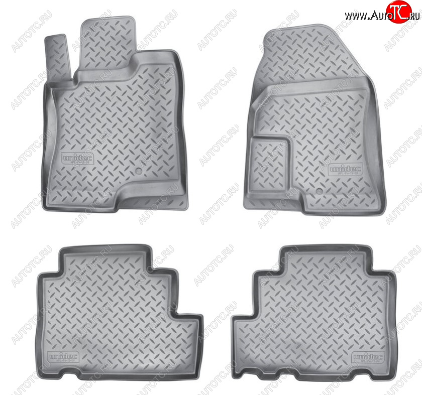 2 699 р. Комплект салонных ковриков Norplast Unidec Chevrolet Captiva  дорестайлинг (2006-2011) (Цвет: черный)  с доставкой в г. Пермь