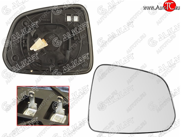 1 339 р. Правое полотно зеркала ALCAR (асферическое с обогревом) Chevrolet Captiva 2-ой рестайлинг (2013-2016)  с доставкой в г. Пермь