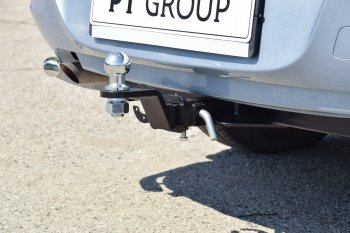 11 719 р. Фаркоп Petroil Tuning (съемный квадрат) Chevrolet Captiva 2-ой рестайлинг (2013-2016)  с доставкой в г. Пермь. Увеличить фотографию 4