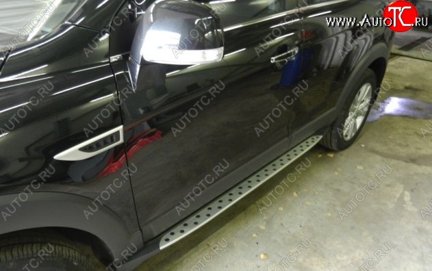 17 299 р. Пороги CT Chevrolet Captiva 2-ой рестайлинг (2013-2016)  с доставкой в г. Пермь