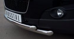 18 799 р. Защита переднего бампера (2 трубыØ63 мм, нержавейка) SLITKOFF Chevrolet Captiva 1-ый рестайлинг (2011-2013)  с доставкой в г. Пермь. Увеличить фотографию 3