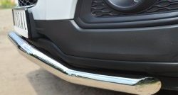 15 449 р. Защита переднего бампера (Ø63 мм волна, нержавейка) SLITKOFF Chevrolet Captiva 2-ой рестайлинг (2013-2016)  с доставкой в г. Пермь. Увеличить фотографию 3