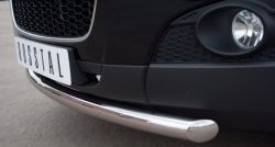 15 349 р. Одинарная защита переднего бампера диаметром 63 мм SLITKOFF Chevrolet Captiva 1-ый рестайлинг (2011-2013)  с доставкой в г. Пермь. Увеличить фотографию 3