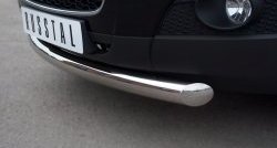 15 549 р. Одинарная защита переднего бампера диаметром 76 мм SLITKOFF Chevrolet Captiva 1-ый рестайлинг (2011-2013)  с доставкой в г. Пермь. Увеличить фотографию 3