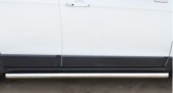 69 999 р. Защита порогов из круглой трубы диаметром 63 мм (рестайлинг) Russtal Chevrolet Captiva 2-ой рестайлинг (2013-2016) (Защита порогов с со скосами на торцах (вариант 1))  с доставкой в г. Пермь. Увеличить фотографию 8
