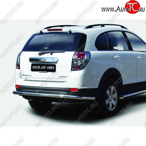 10 169 р. Защита заднего бампера d60 Souz_96 Chevrolet Captiva 1-ый рестайлинг (2011-2013)  с доставкой в г. Пермь