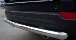 15 349 р. Одинарная защита заднего бампера из трубы диаметром 63 мм SLITKOFF Chevrolet Captiva 1-ый рестайлинг (2011-2013)  с доставкой в г. Пермь. Увеличить фотографию 3