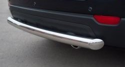 15 549 р. Одинарная защита заднего бампера из трубы диаметром 76 мм SLITKOFF Chevrolet Captiva 1-ый рестайлинг (2011-2013)  с доставкой в г. Пермь. Увеличить фотографию 3