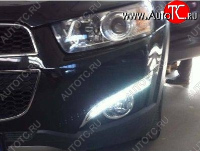 11 449 р. Дневные ходовые огни СТ Chevrolet Captiva 2-ой рестайлинг (2013-2016)  с доставкой в г. Пермь