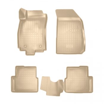 Коврики салона Norplast Unidec Chevrolet Cobalt (2011-2016), Ravon R4 (2016-2020) (Цвет: бежевый)