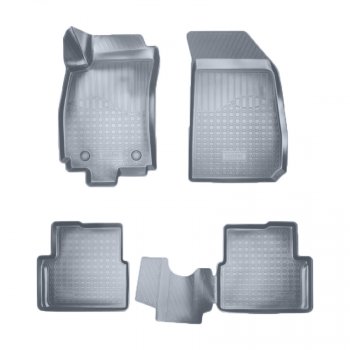 Коврики салона Norplast Unidec Chevrolet Cobalt (2011-2016), Ravon R4 (2016-2020) (Цвет: серый)