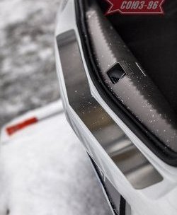 Накладка на задний бампер Souz-96 Chevrolet Cobalt (2011-2016) седан дорестайлинг