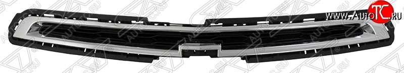 2 799 р. Решетка радиатора SAT (верхняя часть) Chevrolet Cobalt седан дорестайлинг (2011-2016) (Неокрашенная)  с доставкой в г. Пермь